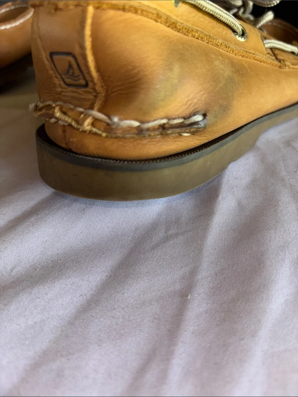 Sperry Men’s Cognac Leather Boat Shoes